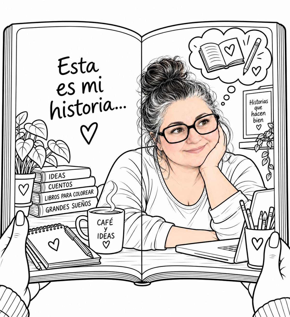 Ilustración de Ingrid Aristeguieta, autora y fundadora de Compo Press
